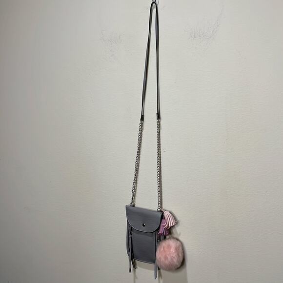 Juicy Couture Gray Mini Phone Crossbody Bag